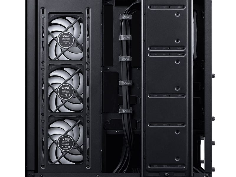 XPG INVADER X BTF Mid-Tower Chassis (Black / White) - image 2