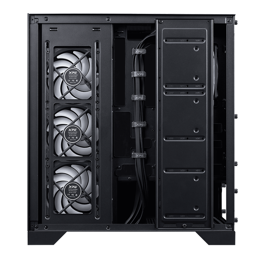 XPG INVADER X BTF Mid-Tower Chassis (Black / White) - Image 2