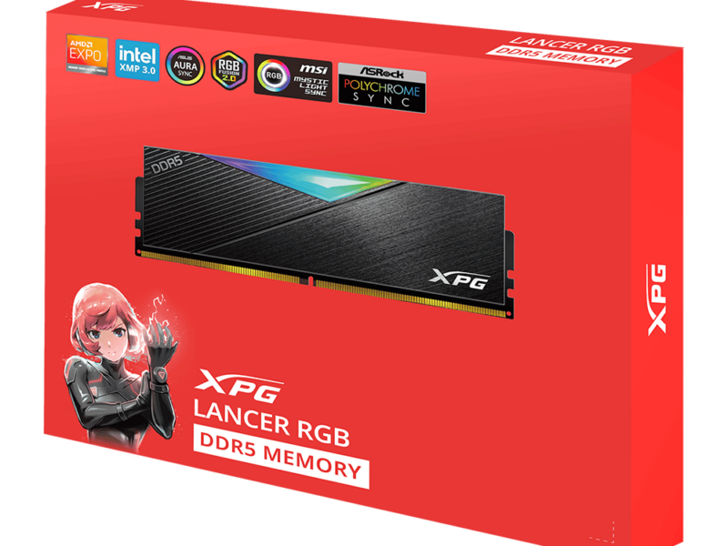2×16 GB DDR5 XPG Lancer 6000MHz Gaming Desktop RGB RAM