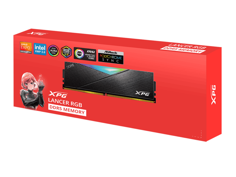 2×16 GB DDR5 XPG Lancer 6000MHz Gaming Desktop RGB RAM - image 5