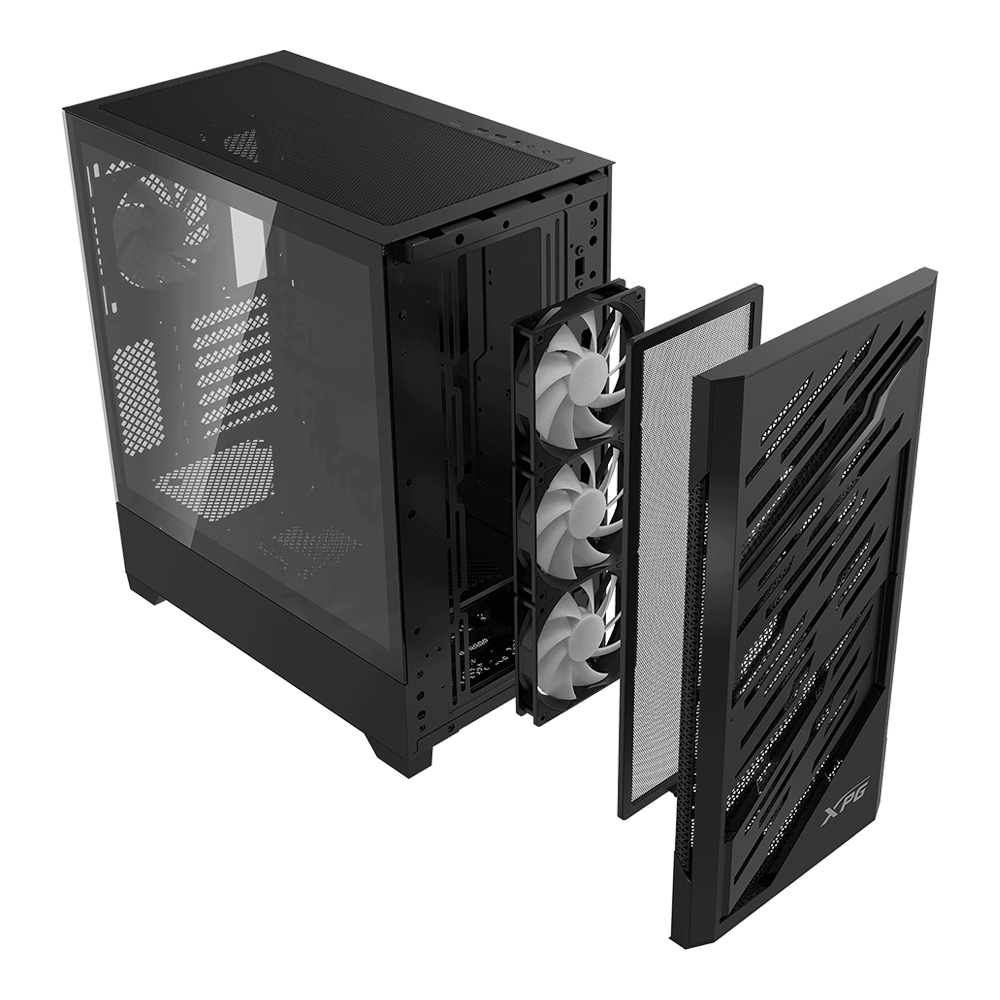 XPG STARKER AIR BTF Mid-Tower Chassis (Black) - Image 4