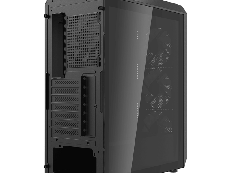 XPG VALOR Air Plus Compact Mid-Tower Chassis (Black) - image 4