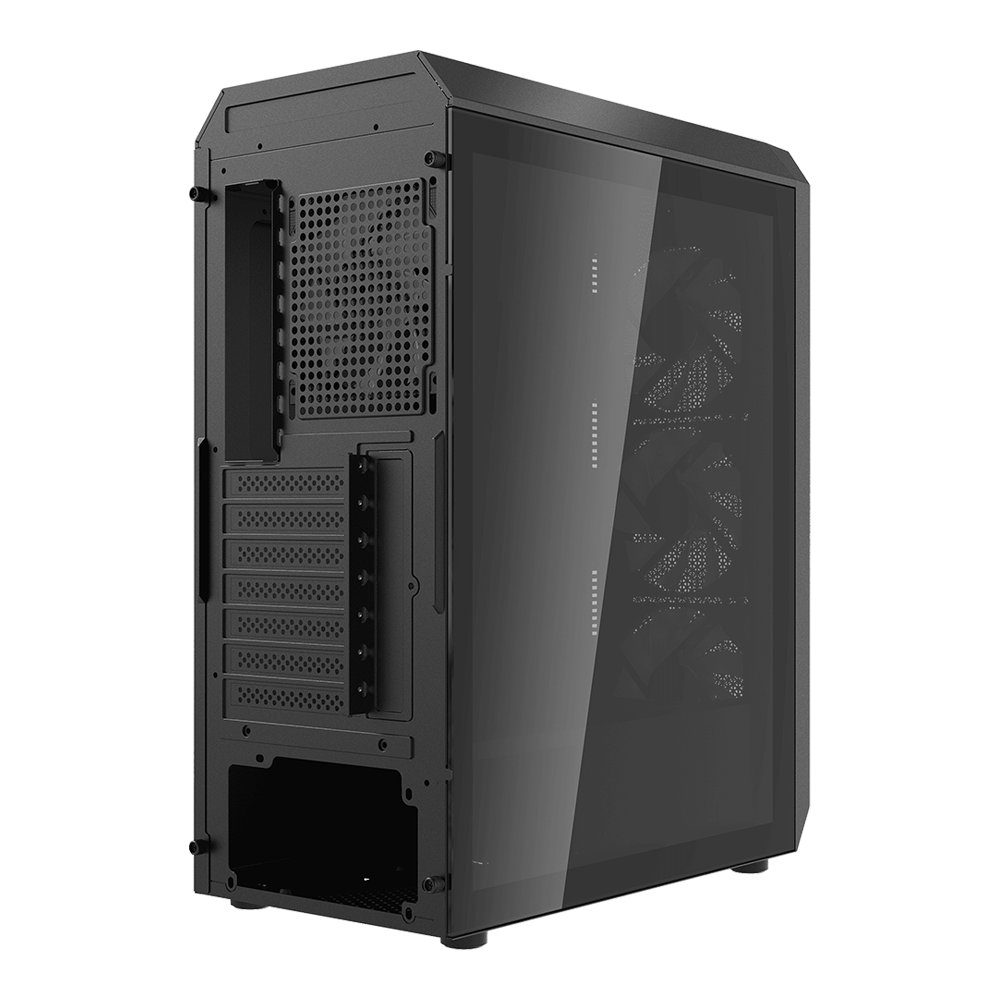 XPG VALOR Air Plus Compact Mid-Tower Chassis (Black) - Image 4