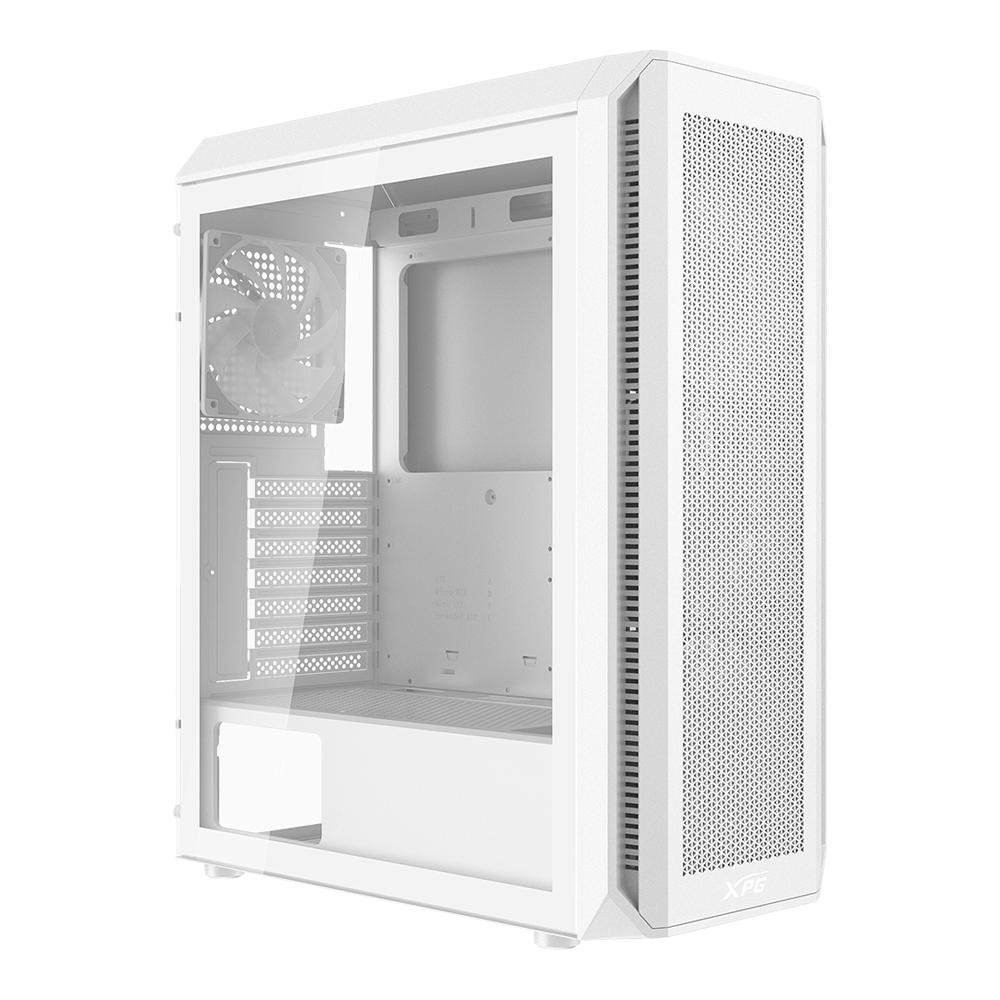 XPG VALOR Air Plus Compact Mid-Tower Chassis (White) - Image 3