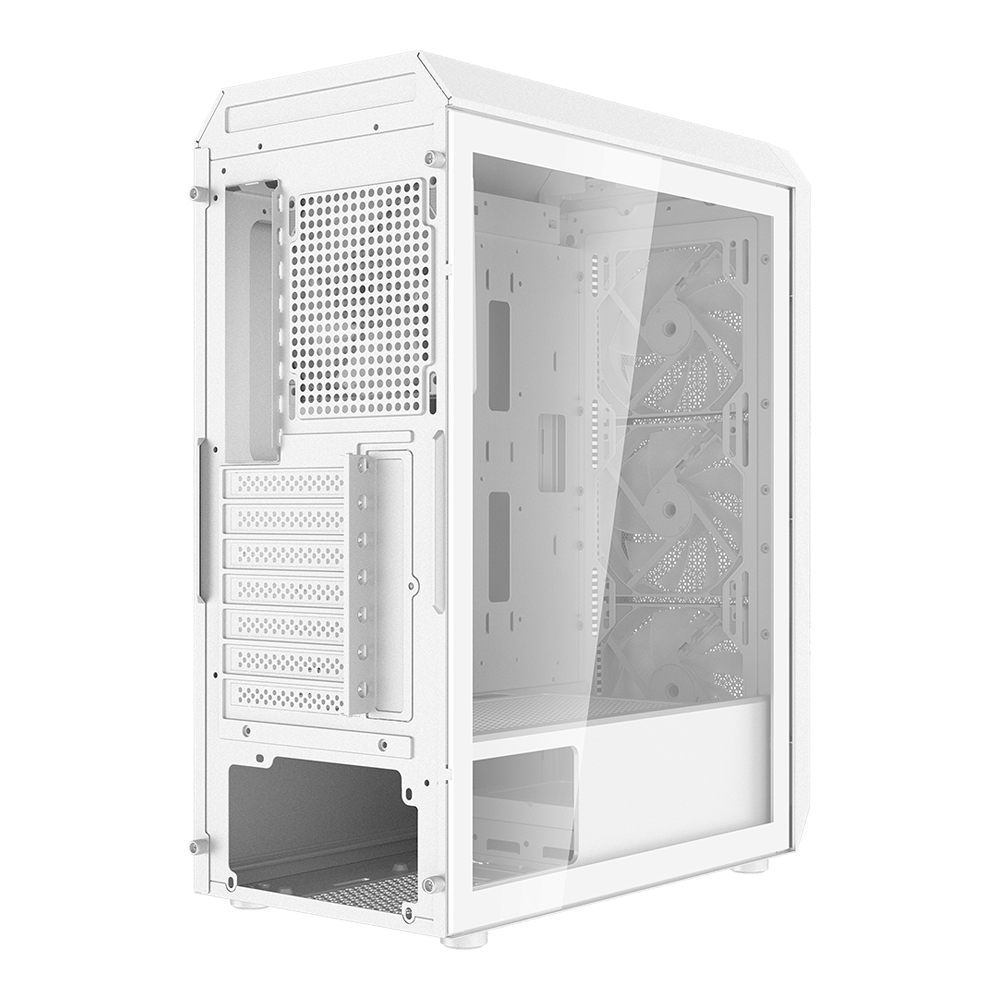 XPG VALOR Air Plus Compact Mid-Tower Chassis (White) - Image 4