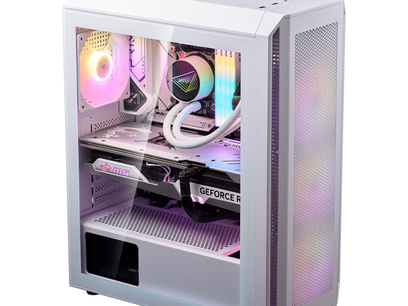 XPG VALOR Air Plus Compact Mid-Tower Chassis (White) - image 7