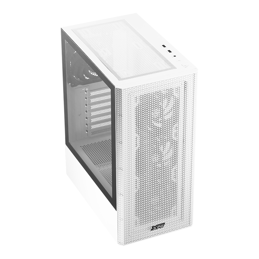 XPG VALOR Mesh Compact Mid-Tower Chassis (White) - Image 2