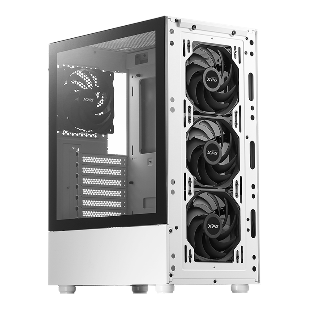 XPG VALOR Mesh Compact Mid-Tower Chassis (White) - Image 4